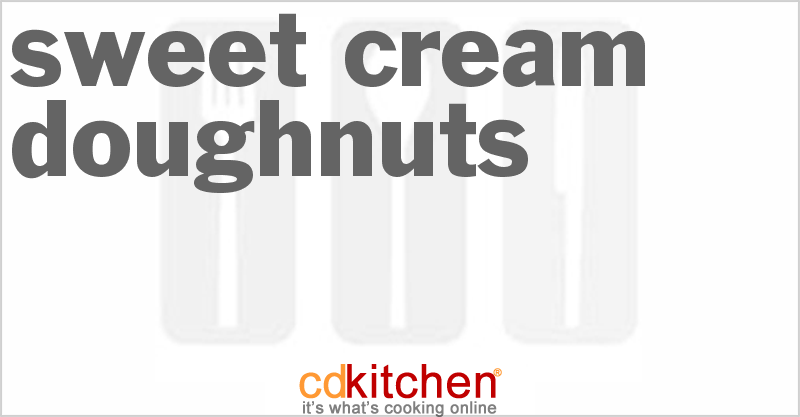 Sweet Cream Doughnuts - CDKitchen.com