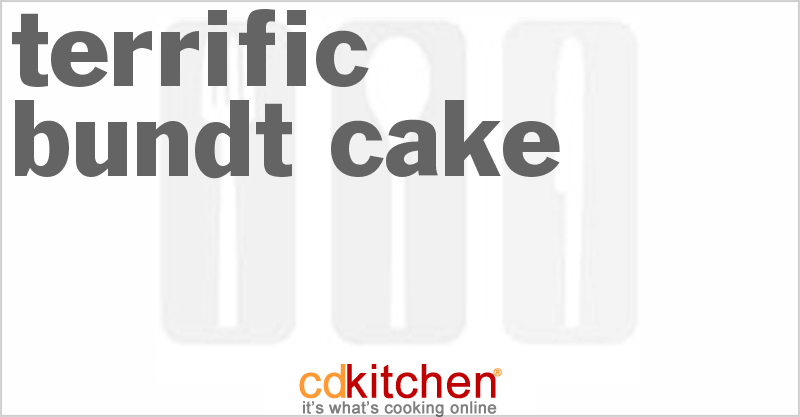 Terrific Bundt Cake - CDKitchen.com