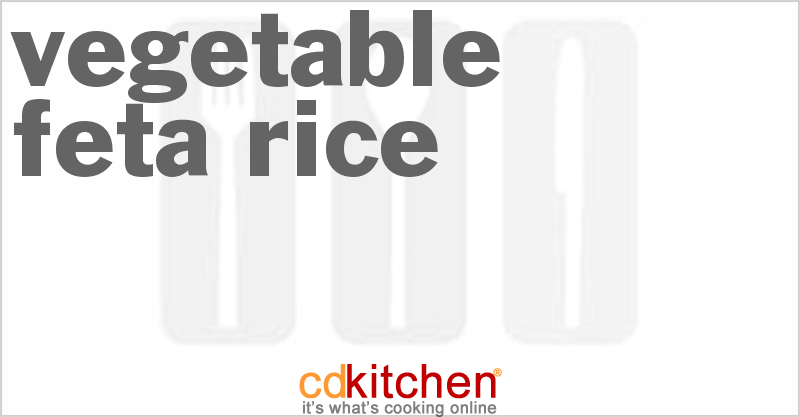 Vegetable Feta Rice - CDKitchen.com