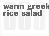 recipe for warm greek rice salad