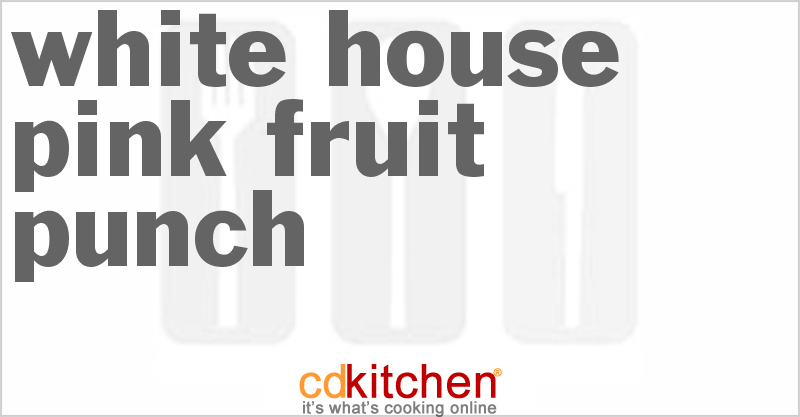White House Pink Fruit Punch - CDKitchen.com