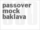 Passover Mock Baklava