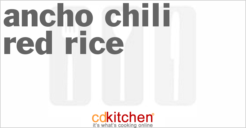 Ancho Chili Red Rice - CDKitchen.com