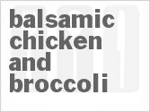 recipe for balsamic chicken and broccoli