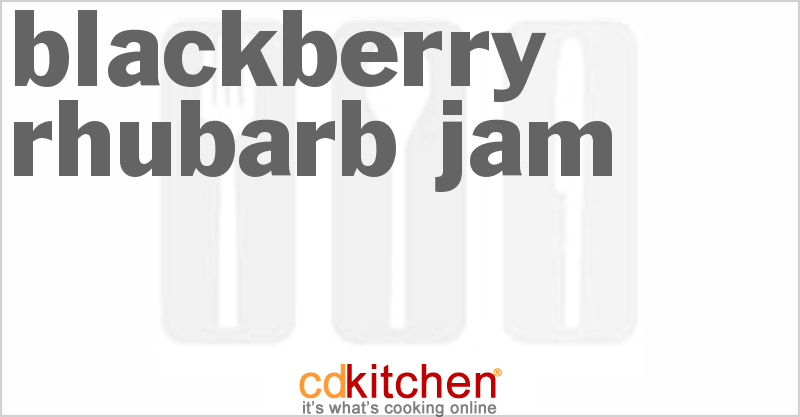 Blackberry-Rhubarb Jam - CDKitchen.com