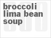 recipe for broccoli lima bean soup