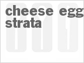 recipe for cheese-egg strata