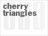 recipe for cherry triangles