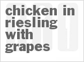 recipe for chicken in riesling with grapes