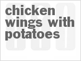recipe for chicken wings with potatoes
