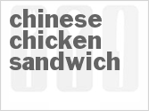 recipe for chinese chicken sandwich