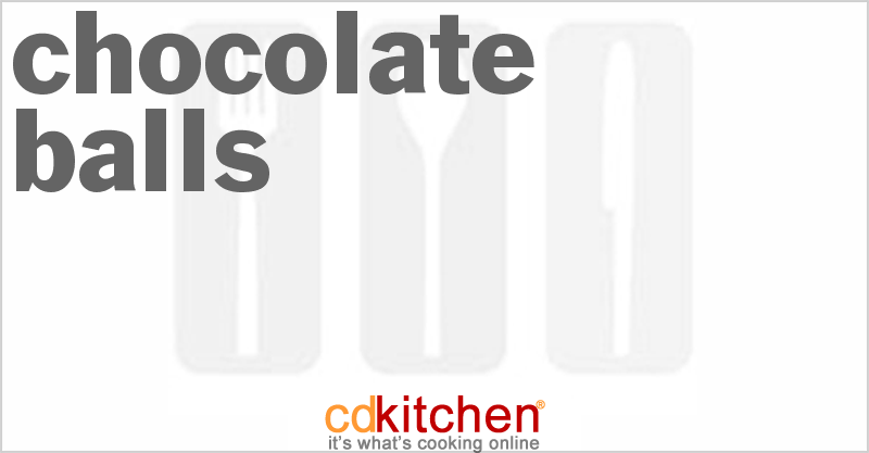 Chocolate Balls - CDKitchen.com