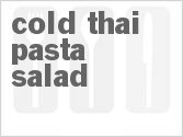 recipe for cold thai pasta salad