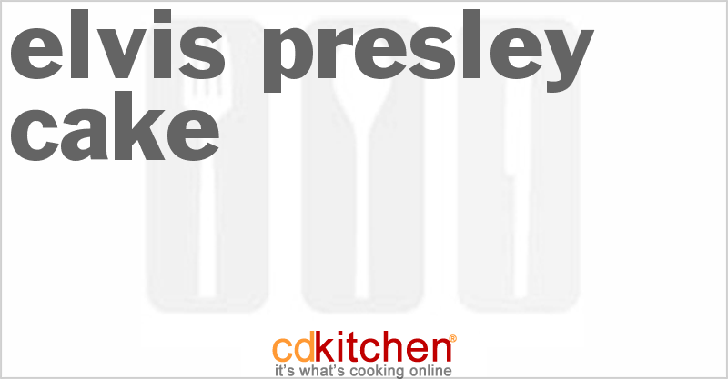 Elvis Presley Cake - CDKitchen.com