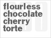 recipe for flourless chocolate cherry torte
