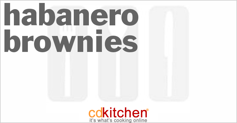Habanero Brownies - CDKitchen.com