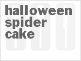 recipe for halloween spider cake
