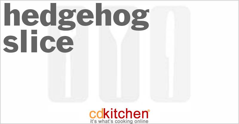 Hedgehog Slice - CDKitchen.com