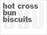 recipe for hot cross bun biscuits