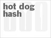 recipe for hot dog hash