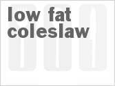recipe for low-fat coleslaw