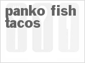 recipe for panko fish tacos