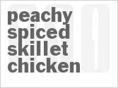 recipe for peachy spiced skillet chicken