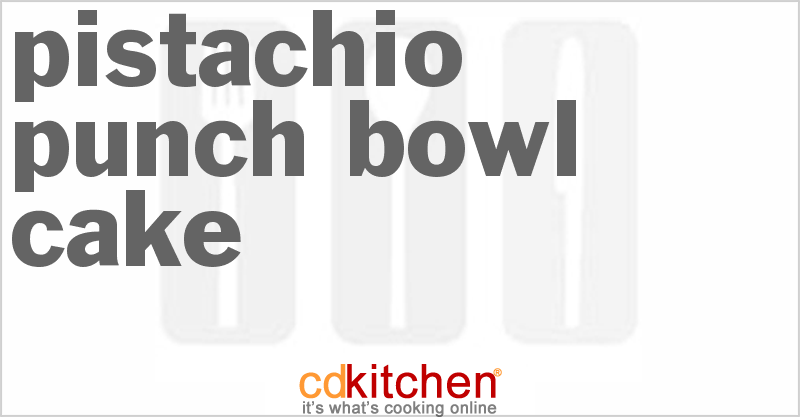Pistachio Punch Bowl Cake - CDKitchen.com