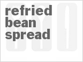 recipe for refried bean spread
