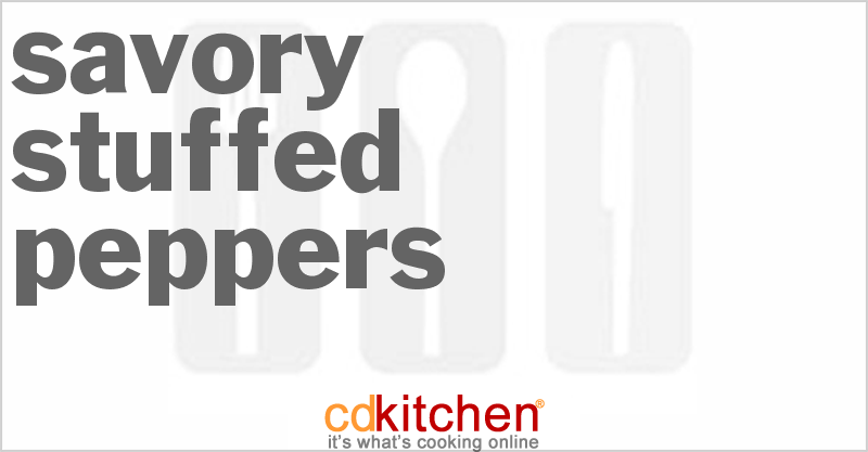 Savory Stuffed Peppers - CDKitchen.com