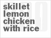 recipe for skillet lemon chicken with rice