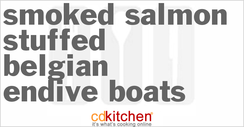 Smoked Salmon-Stuffed Belgian Endive Boats - CDKitchen.com