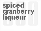 recipe for spiced cranberry liqueur