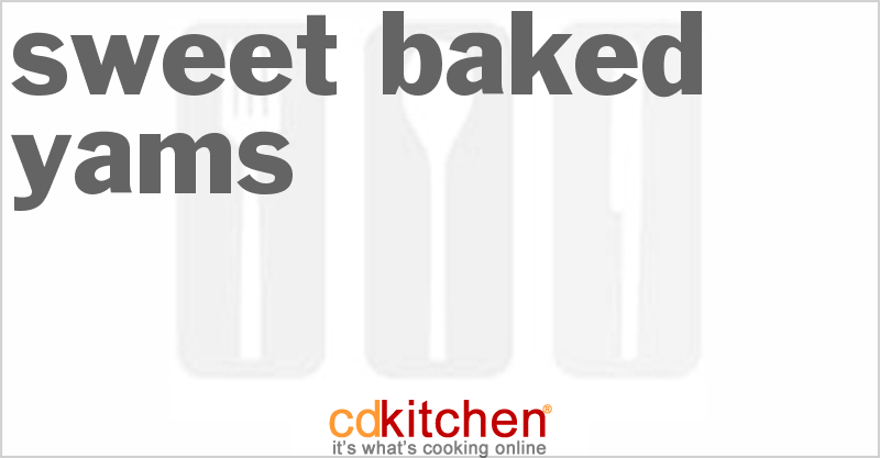 Sweet Baked Yams - CDKitchen.com