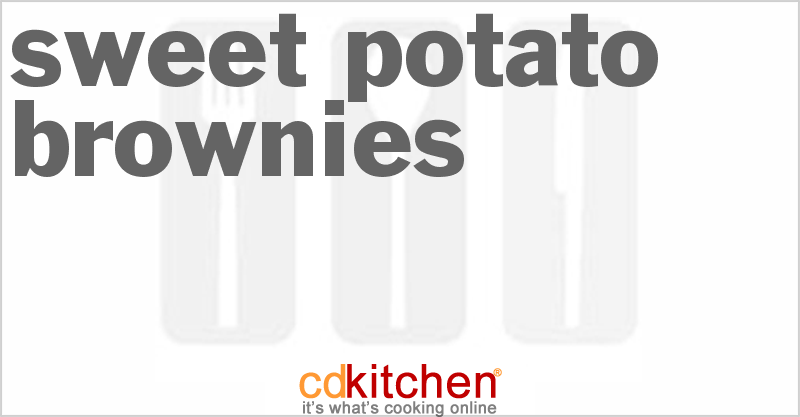 Sweet Potato Brownies - CDKitchen.com