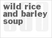 recipe for wild rice and barley soup
