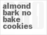 recipe for almond bark no bake cookies