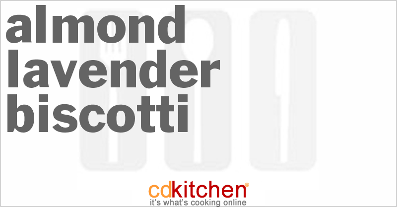 Almond Lavender Biscotti - CDKitchen.com