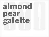 recipe for almond pear galette