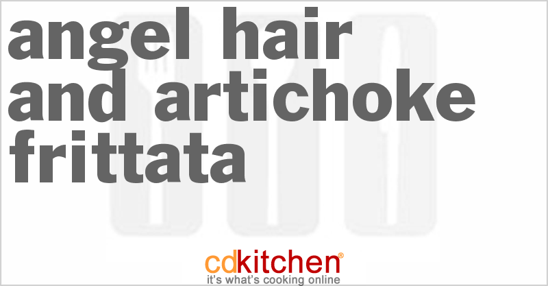 Angel Hair and Artichoke Frittata - CDKitchen.com