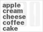 recipe for apple-cream cheese coffee cake