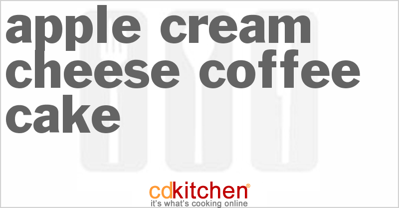 Apple-Cream Cheese Coffee Cake - CDKitchen.com