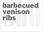 recipe for barbecued venison ribs