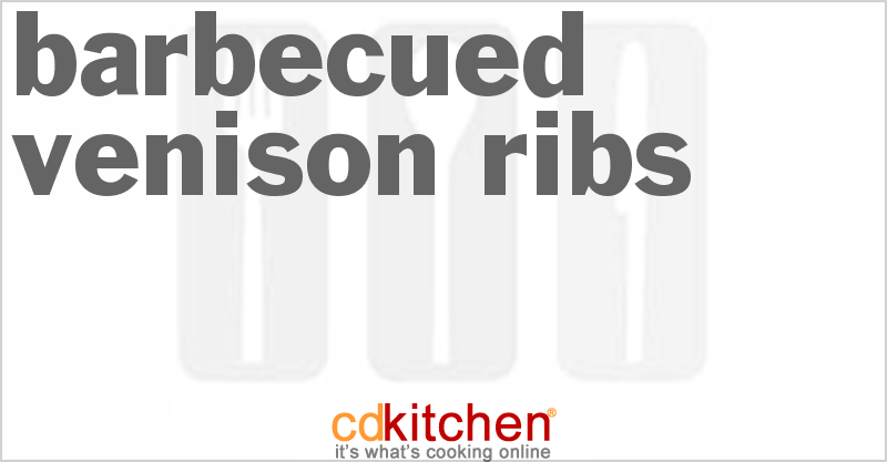 Barbecued Venison Ribs - CDKitchen.com