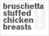 recipe for bruschetta stuffed chicken breasts