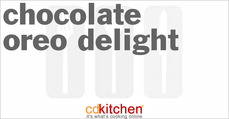 Chocolate Oreo Delight - CDKitchen.com
