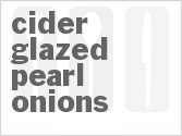 recipe for cider-glazed pearl onions
