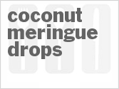 recipe for coconut meringue drops