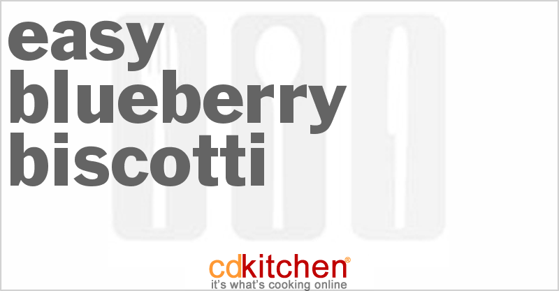 Easy Blueberry Biscotti - CDKitchen.com