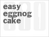 recipe for easy eggnog cake